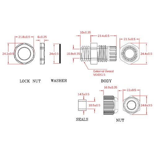 EA948HB−117 5.0−10 mm ケーブ