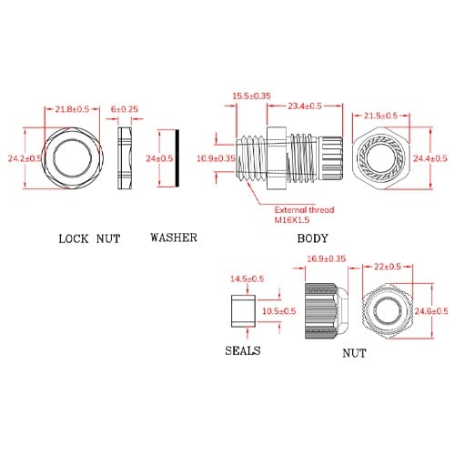 EA948HB−16 5.0− 10mm ケーブル