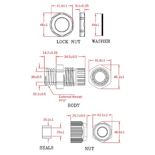 EA948HB−8 18−25mm/ G 1” ケ