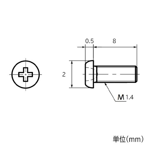 EA949AB−16 M1.4x 8mm 精密機械