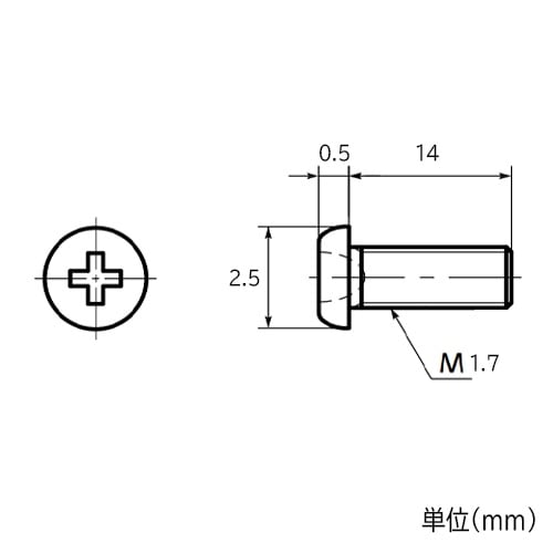 EA949AB−34 M1.7x14mm 精密機械