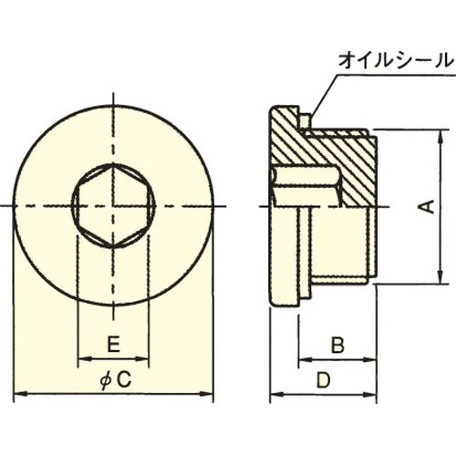 EA949CX−12 G 1/2” オイルプラグ