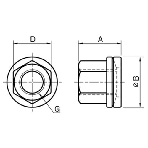 EA949GF−3 M10x17.0mm 焼入フラ