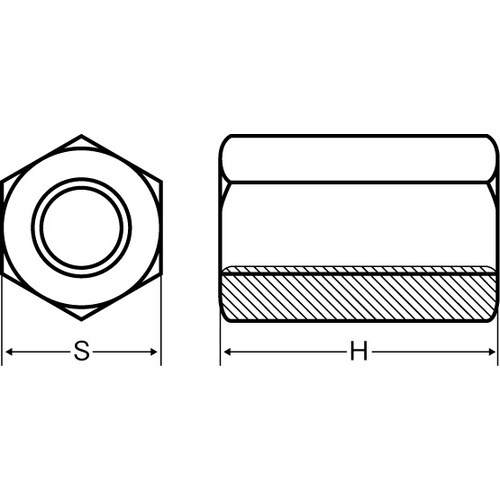 EA949GL−8 M8x20mm 高ナット(10