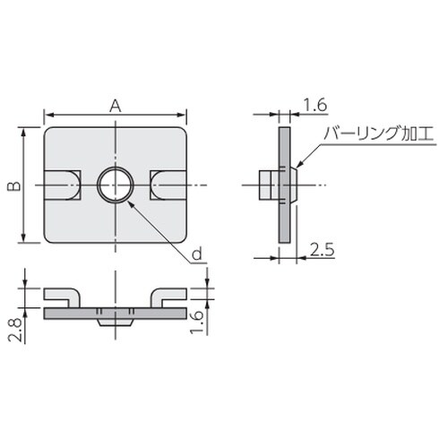 EA949GS−56 M 6/20x16mm 四角
