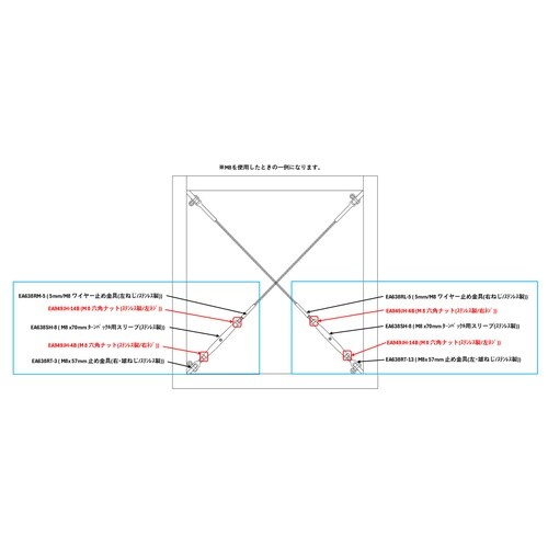 EA949JH−6 M12 六角ナット(ステンレ