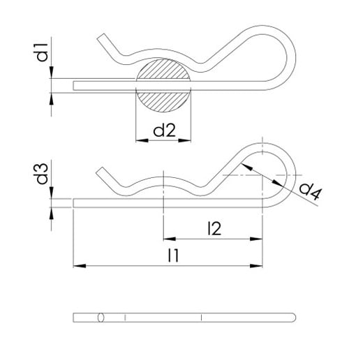 EA949PJ−62 10−16mm スナップピン