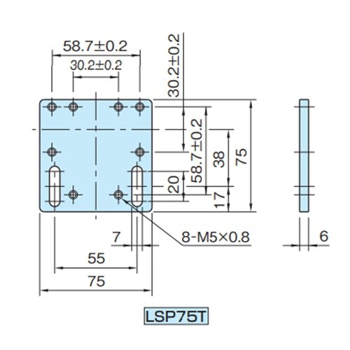 EA949RR−3 75x75mm リミットス