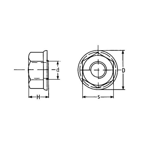 EA949ZD−103 M3 フランジナット(ナイ