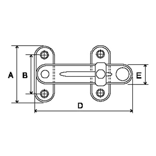 EA951BM−202 102mm ねじ止打掛(黒