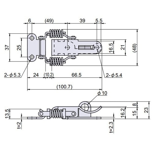 EA951BR−59 100.7x37mm パッチ