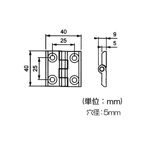 EA951CY−540 40x 40mm フラット