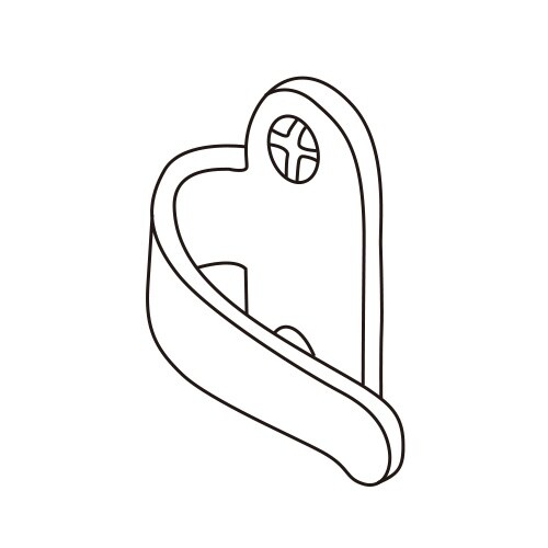 EA951DE−13 23x 44mm フック(ス