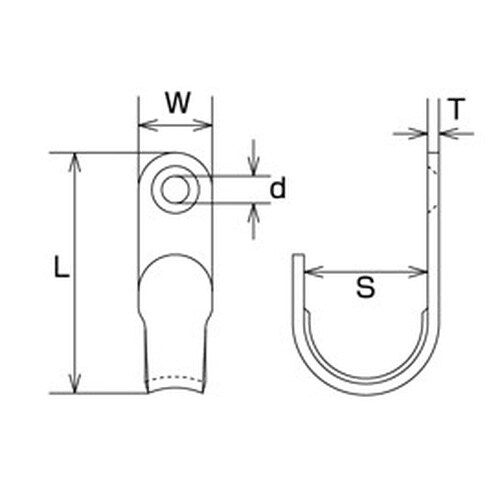 EA951DE−44 20x 35mm フック(ス