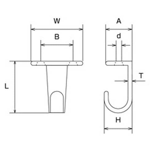 EA951DE−53 22x 47mm フック(ス