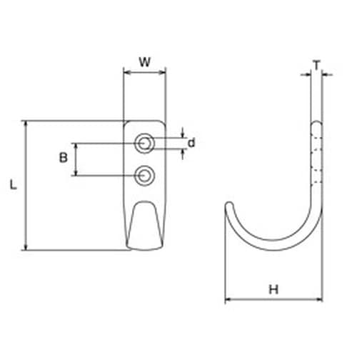 EA951DE−84 30x 40mm フック(ス