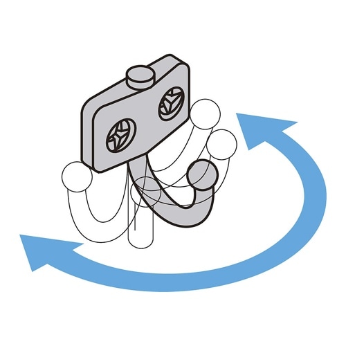 EA951DG−26 36x38.3mm 回転フッ