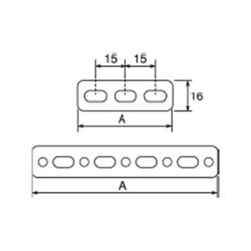 EA951EA−15A 106x16mm 一文字継