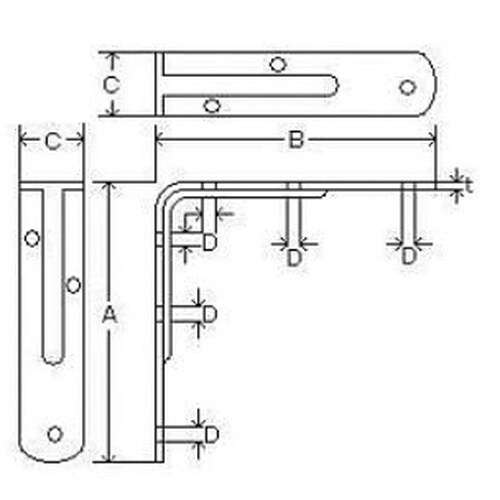 EA951EB−503 120x120x25mm