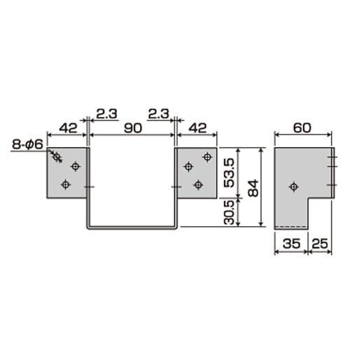 EA951EB−852 84x 90x60mm 接