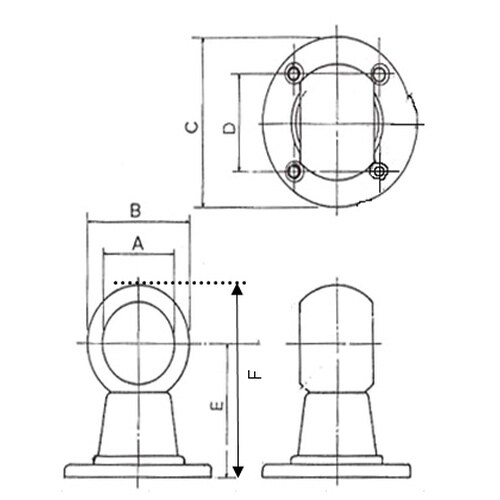 EA951EK−38 77mm(38mm) ブラケ