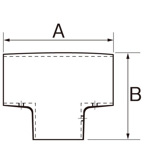 EA951EV−12 25mm パイプジョイントテ