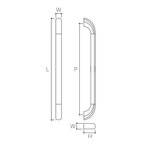 EA951HA−111 152mm ハンドル(アル