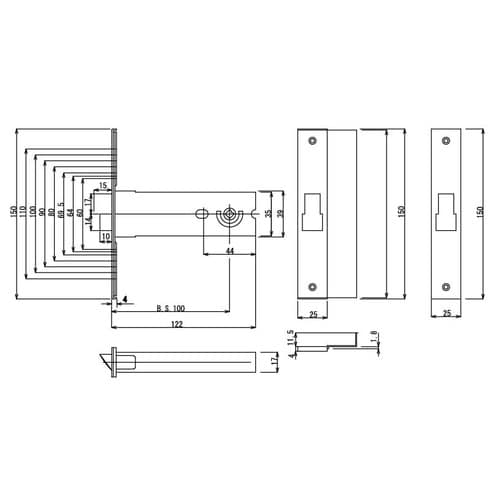 EA951KB−25 25−40mm/100mm