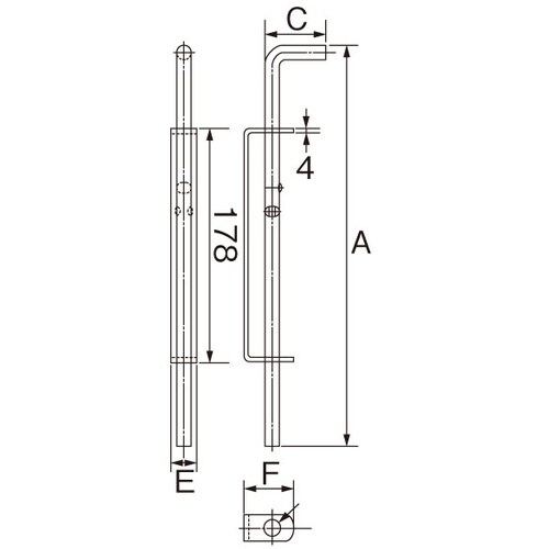 EA951LR−11A φ11x300mm 門落し