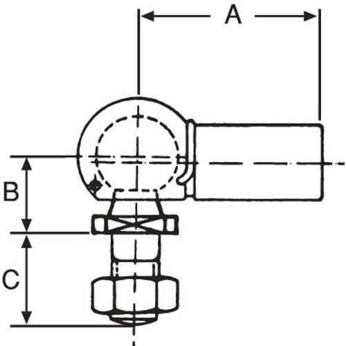 EA953C−5 M5 アングルジョイント(右ねじ