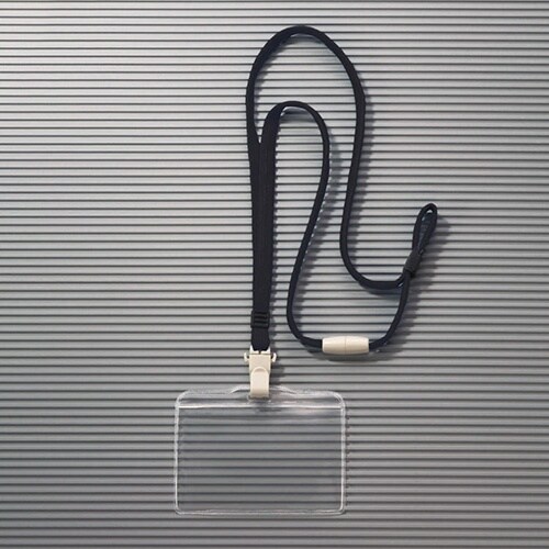 EA956VA−86 吊り下げ名札(黒)