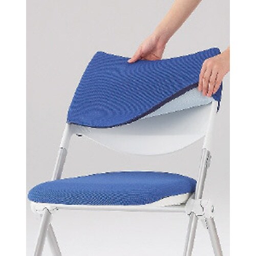 EA956XE−32 折畳み椅子(キャスター付/グ