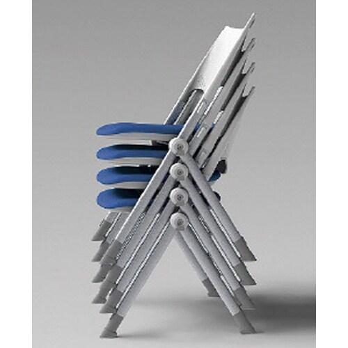 EA956XE−32 折畳み椅子(キャスター付/グ