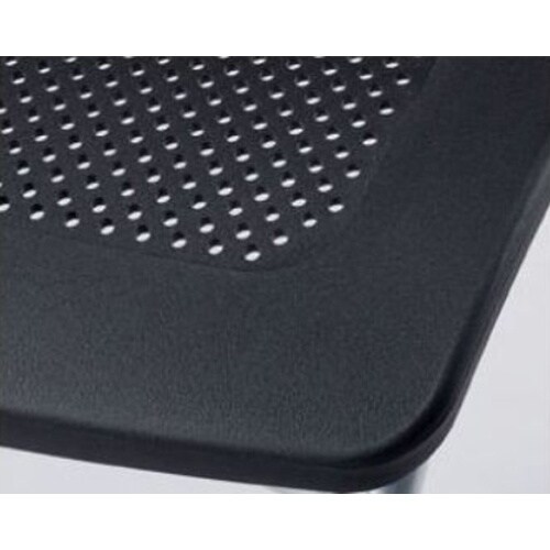 EA956XF−12 スタッキングチェアー(ブラッ