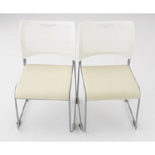 EA956XF−21 スタッキングチェアー(ホワイ