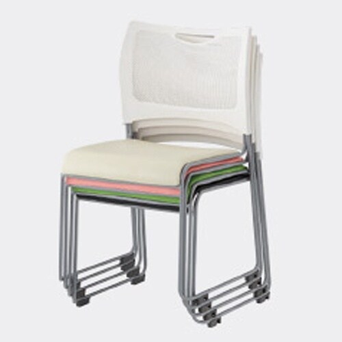 EA956XF−21 スタッキングチェアー(ホワイ