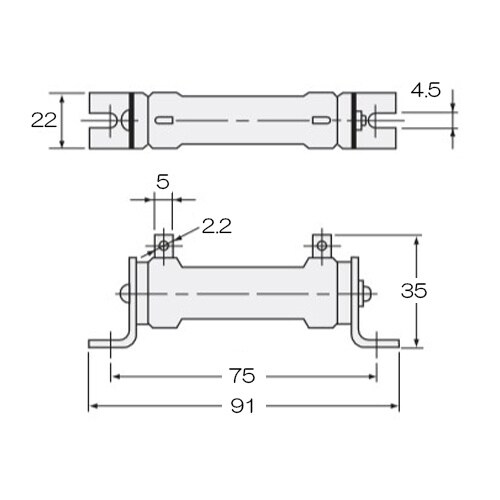 EA968DM−4 20W/50Ω 制動用外部抵抗