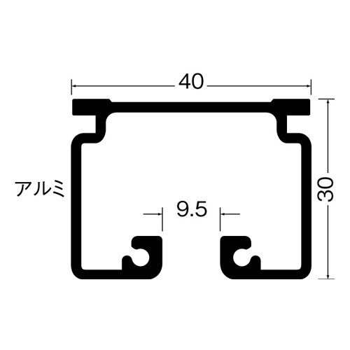 EA970FA−2 40x30mm/2.0m 重量