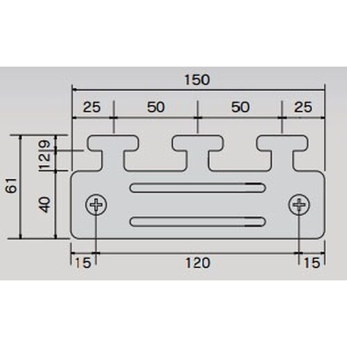 EA970GC−6 150x61mm シートハンガ