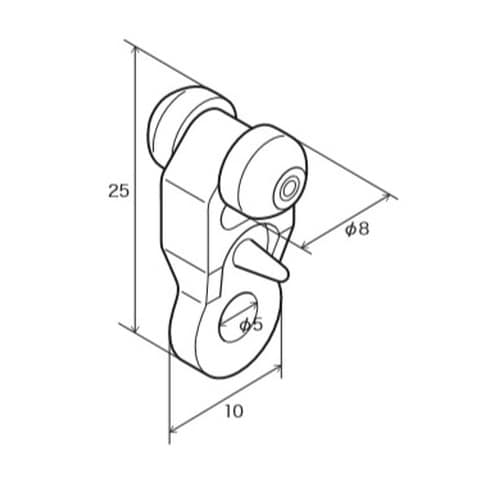 EA970KC−2 ランナー(静音カーテンレール用