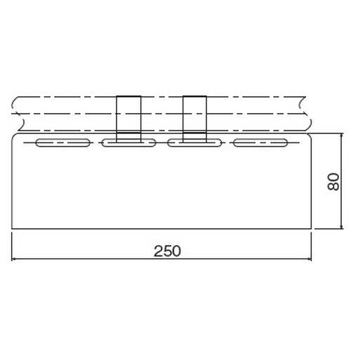 EA976AW−653A 80x250mm [パイ