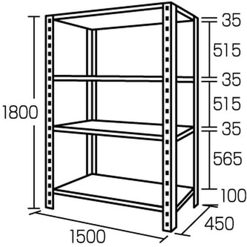 EA976B−54 1500x450x1800mm