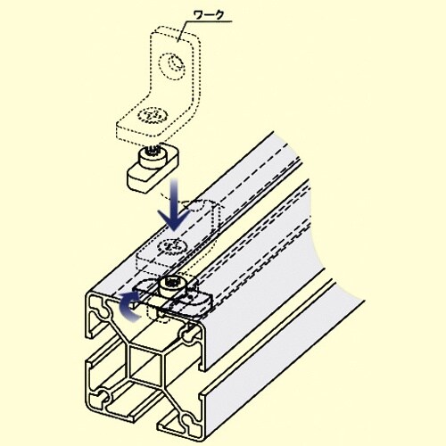 EA976CB−44 40角用 Uポール取付ロータ