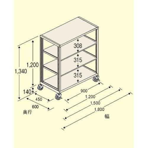 EA976DS−180C 1800x600x120