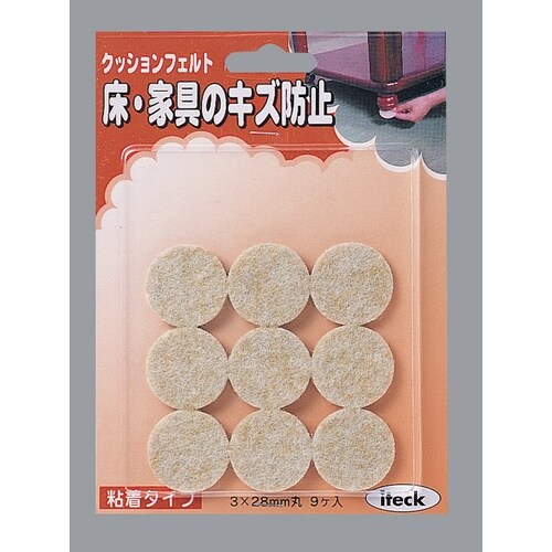 EA979AB−7 φ28x3mm クッションフェ