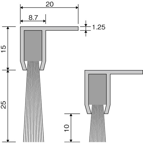 EA979LK−100 25mmx1.0m シール