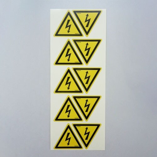 EA983CC−7 40x46mm 安全標識ステッ