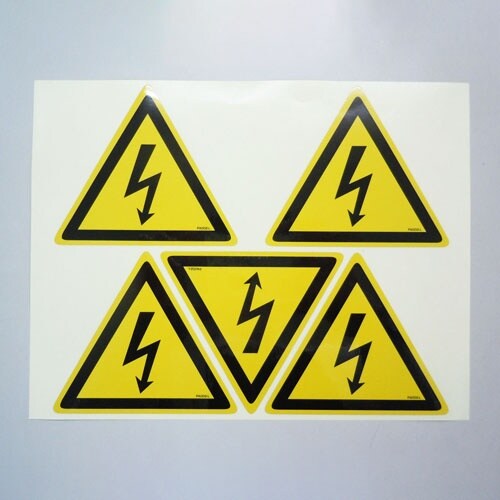 EA983CC−8 80x92mm 安全標識ステッ