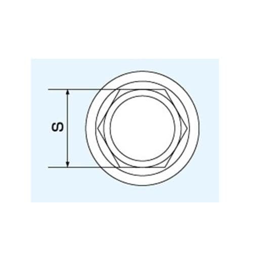 EA983FM−212 M12 ダブルナット用防食