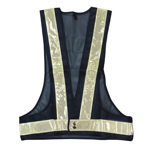 EA983R−126 安全ベスト(蓄光・紺/白)